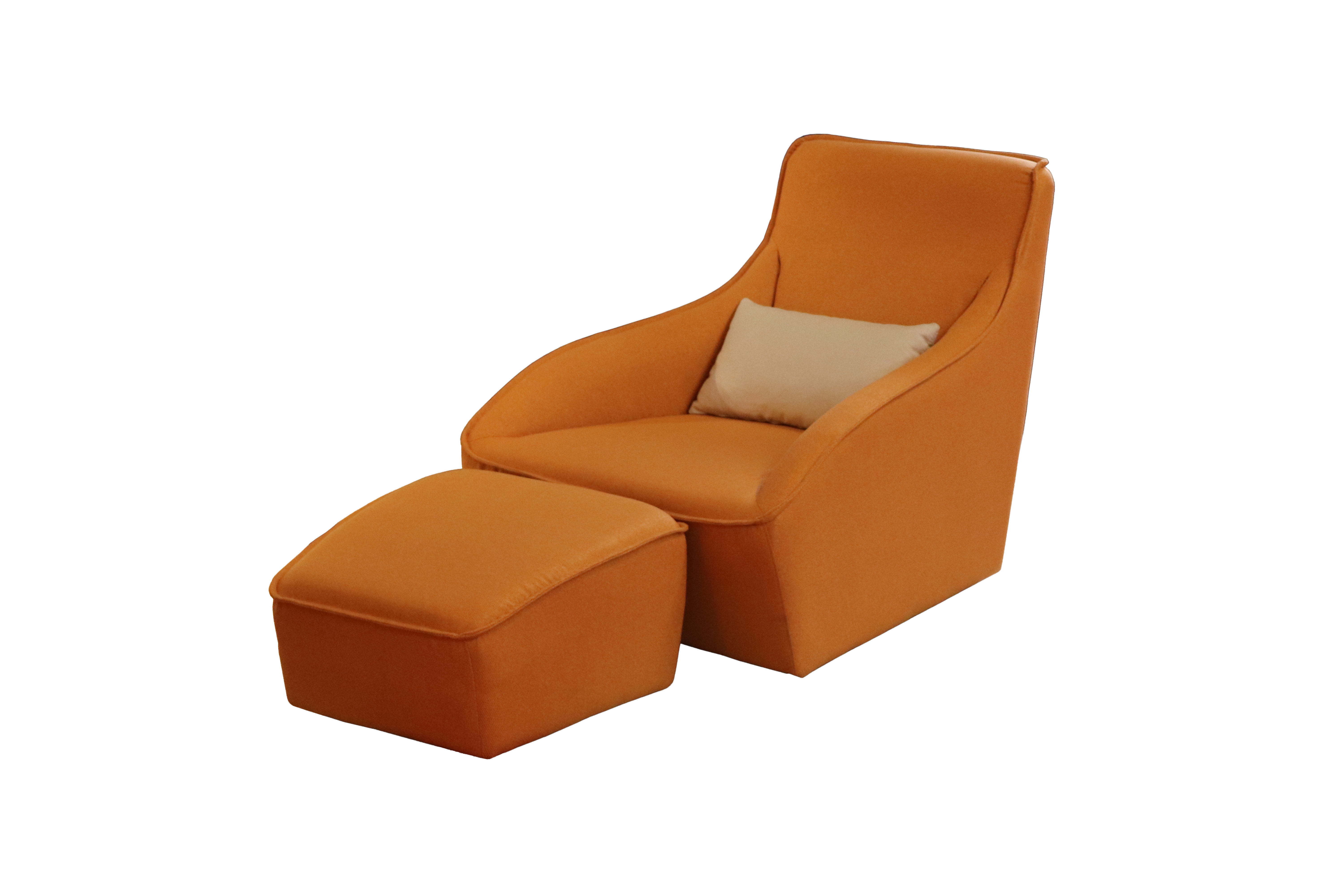 C3富牌沙发现代风格真皮沙发功能单椅趟位+脚踏
