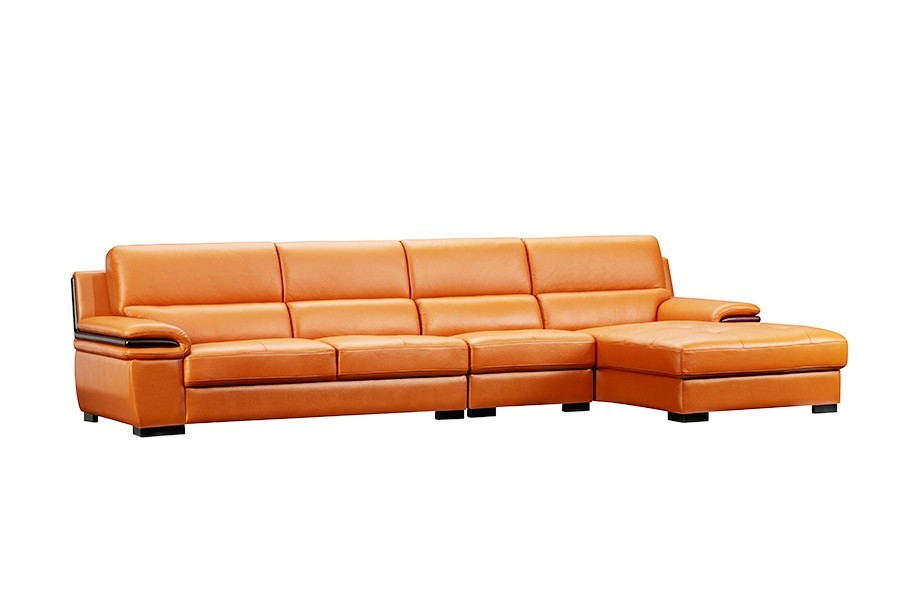 FS480沙发富牌现代风格真皮沙发