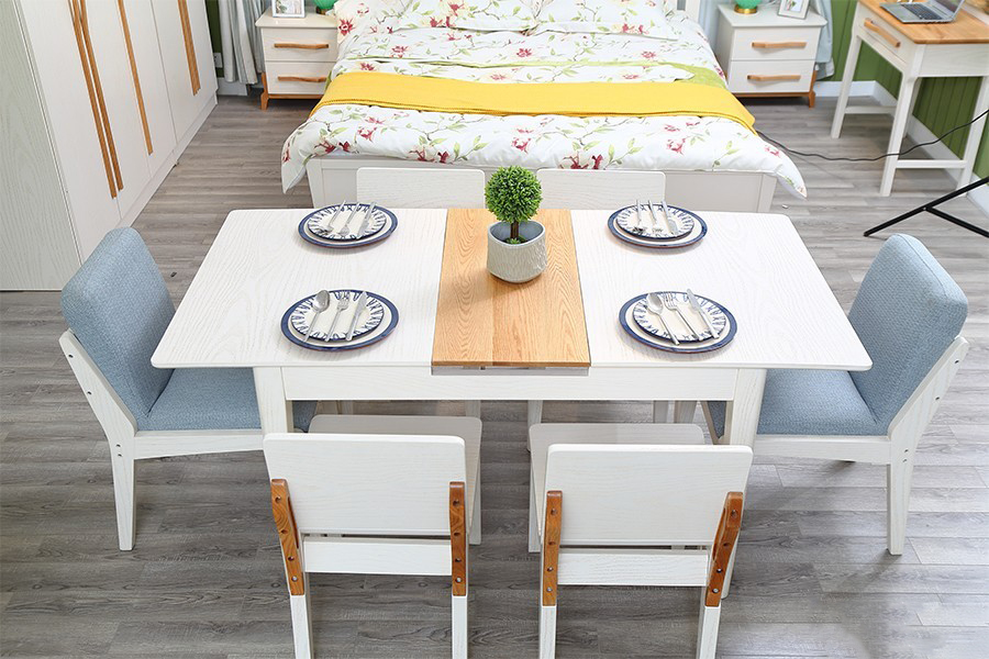 B07长餐台克罗地亚地中海风格实木餐桌实木长餐桌